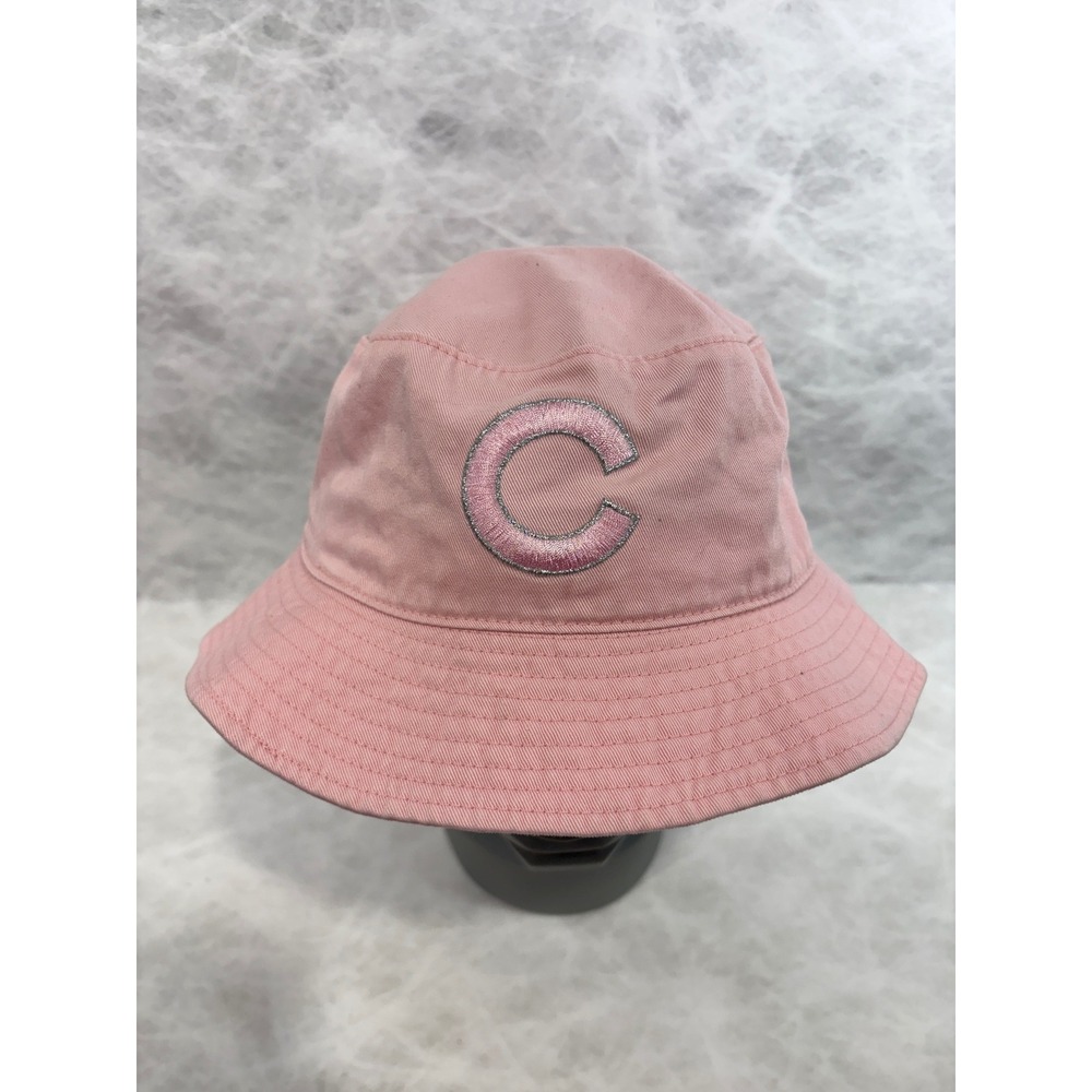 American Needle Chicago Cubs Pink Bucket Hat MLB Baseball Embroidered Logo L/XL